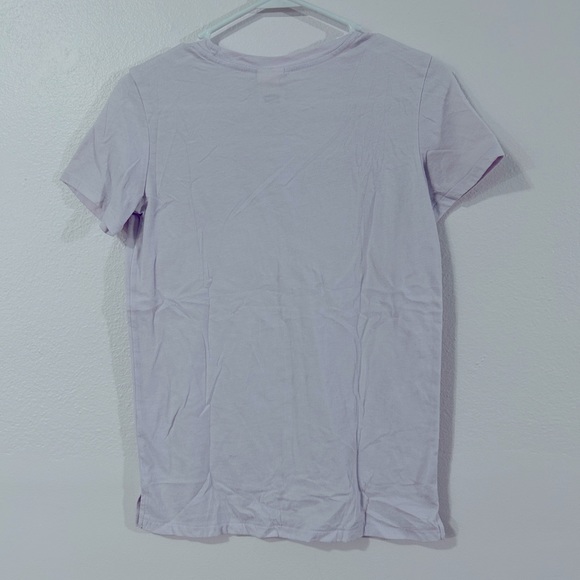 PINK Light Lilac Tee Sz XS - Picture 4 of 4